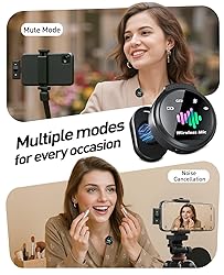 LID LIRDDY Wireless Lavalier Microphone for