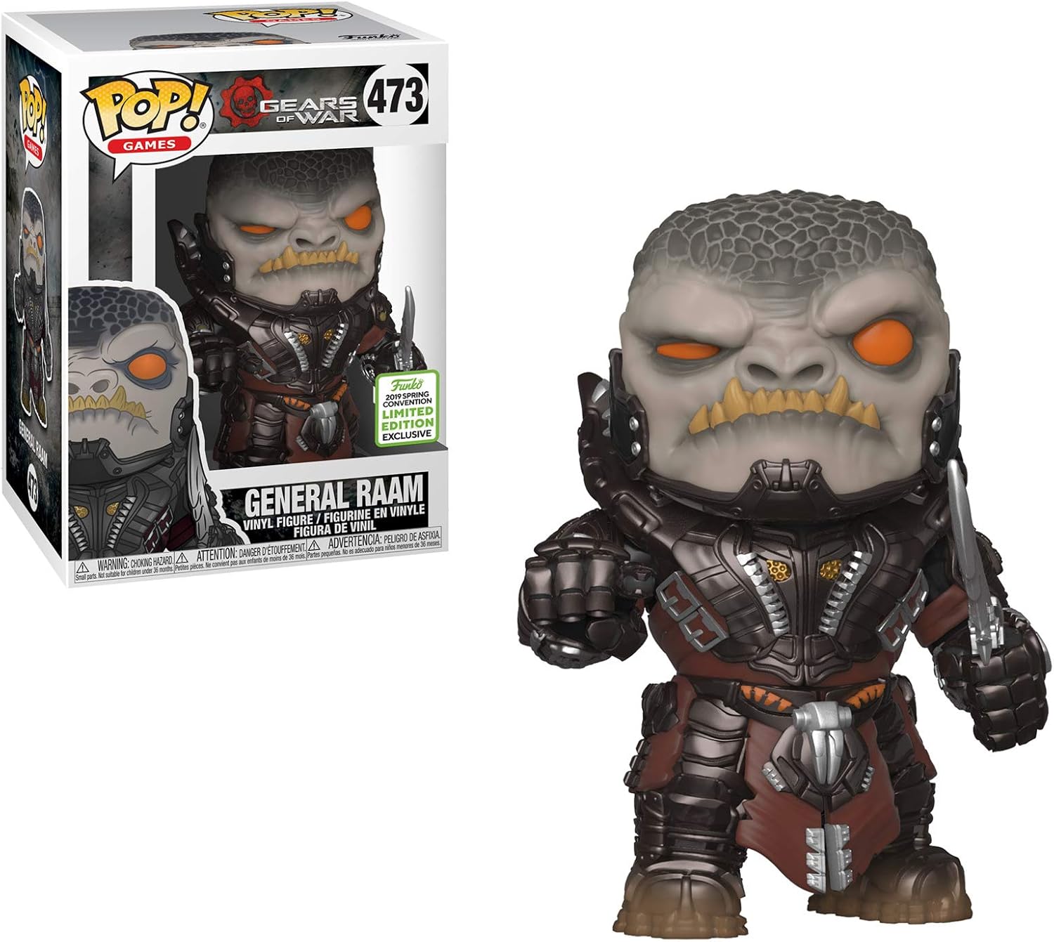 FunkoUK 36980 Pop Games: Gears of War - General Raam Collectible Figure, Multicolor, Multicolored - Image 3