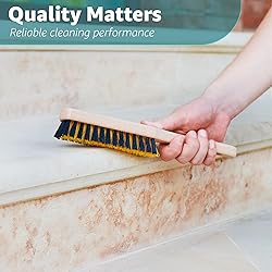 Carpet Cleaning Brush, Scrub Brush with Handle for