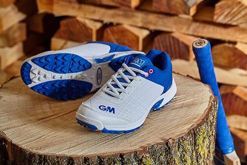 GM Cricket Shoes Original All Rounder with Rubber Studs Mens