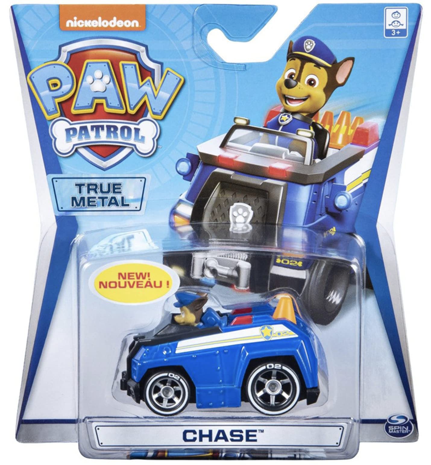 Paw Patrol True Metal 1:55 Die Cast Vehicle - Chase (6054830)