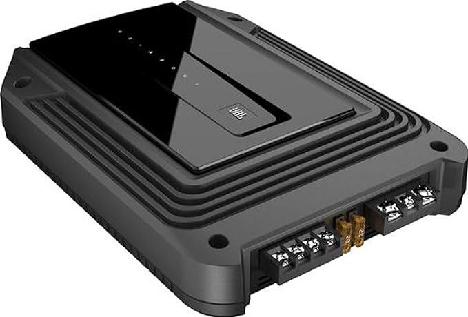 JBL Car GX-A3001 Leistungsstarker und Kompakter 415 Watt Class D Auto-Hifi Mono Subwoofer Voll-Verstärker - Schwarz