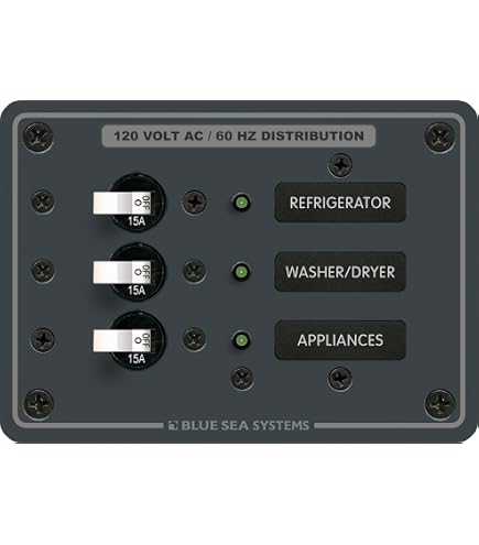 4 Position Switch Blue Sea Systems 4-Position Switch Panel - 4x 10A ...