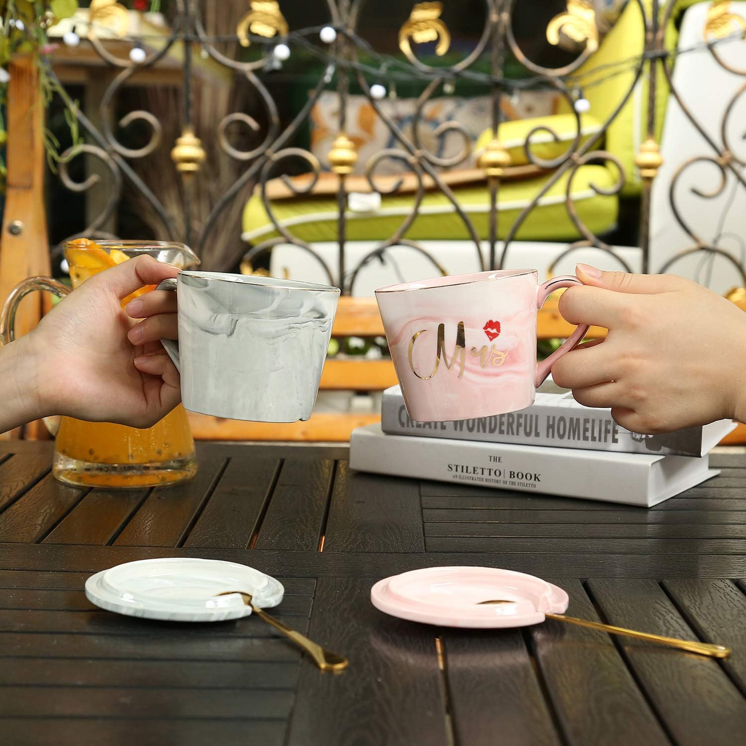 EXREIZST Mr and Mrs Coffee Mugs - Image 5