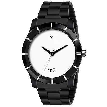 Analouge Dial White Men Watch, Blkch-605wht