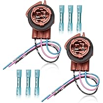 Amazon.com: RED WOLF 3157 3156 Pre-Wired Harness Socket