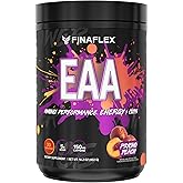FINAFLEX EAA, Psycho Peach - 14.2 oz - Promotes Performance, Energy & Cuts - with BCAAs, L-Glutamine, L-Arginine, Acetyl-L-Carnitine & Caffeine - 30 Servings