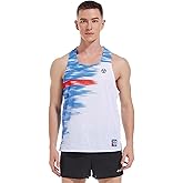 Sanken Seamless Marathon Tank Top Lightweight Running Singlet Shirt Dry Fit Workout Sleeveless T-Shirt