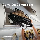 Stokke YOYO 6+ Colour Pack Black Seat Fabric UPF 50+ Canopy Peekaboo view 6