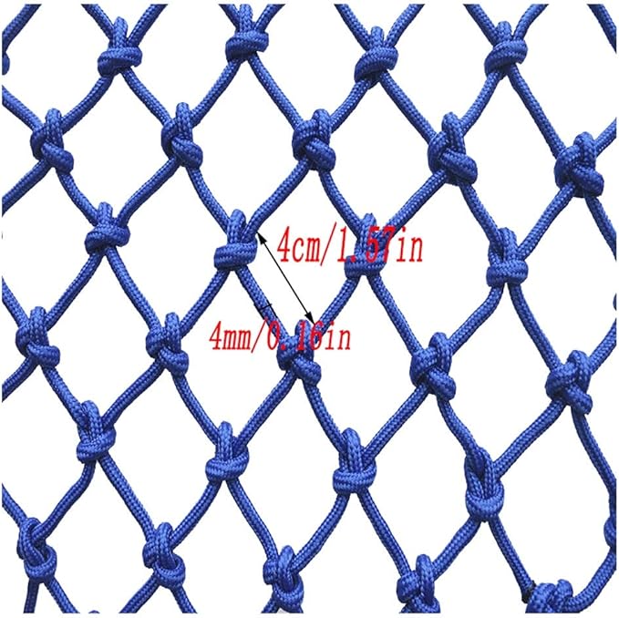 Protege Escaliers De Securite Pour Enfants Balcon Et Barriere De Securite Pour Reseau De Rampe D Escalier Avec Filet Maille Bleu Maille 4cm Corde 4mm Size 1x8m Amazon Fr Cuisine Maison