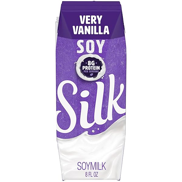 SILK SHELF-STABLE SOYMILK SINGLES, VERY VANILLA, DAIRY-FREE, VEGAN,...