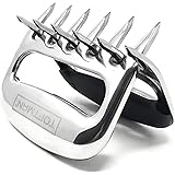 TOFTMAN Stainless Steel Meat Claws, Meat Shredding Tool for Pulled Pork, Chicken, BBQ Meat, Outdoor Cooking Tools and Accesso