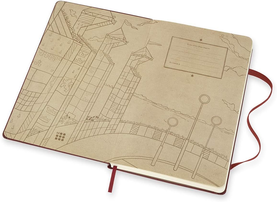 Moleskine, Harry Potter Limited Edition Notebook, Ruled Notebook, 6/7 Quidditch Theme - Image 4