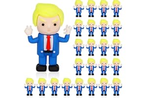 LMTGLDT 25pcs Figure,Mini Little People 2025 Toy Figure,Novelty Gifts for USA Supporters and Patriotic Americans,USA 2025 Bobblehead for Car Home Desk Party Decorations