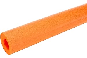 Allstar Performance Roll Bar Padding, 36 in Long, Foam, Orange, Each