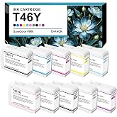 YOUEXPERT T46Y Ink Cartridge Set T46Y1 T46Y2 T46Y3 T46Y4 T46Y5 T46Y6 T46Y7 T46Y8 T46Y9 T46YD Compatible with SureColor P900 Printers (9 Pack)