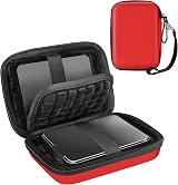 ProCase 2.5 Inch External Hard Drive Case Red Holds 2 Drives view 1
