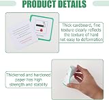 Tinshow 20 Pack DL7 Fire Safety Labels Green 9x9 cm Upholstery view 3