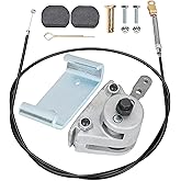 GREHUA Upgrade Go Kart Mechanical Brake Caliper Bracket & 56" Cable with Pads Kit for Predator 212cc 196cc 6.5Hp GX160 Manco 9598 9597 Yerf-Dog ASW Bristers Airheart MB-1 Carter Drift Trike Rotor