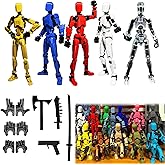 Dumwick Titan 13 Action Figure,2025 New Lucky Robot 13 Action Figures,3D Printed Action Figure,Dummy Robot 13 Action Figures Desktop Decorations Game Gifts (5 pcs)