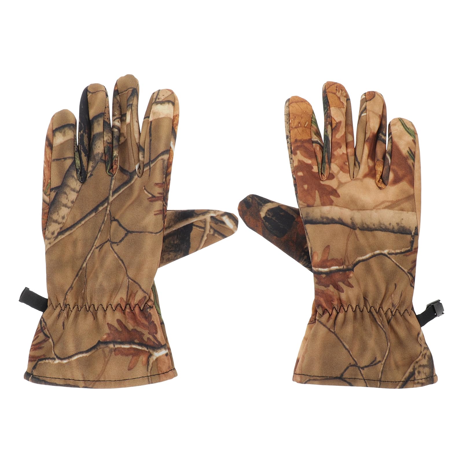 BESPORTBLE Hunting Gloves Waterproof Winter Warm Fleece Camouflage Full Finger Hunting Gloves Equipment for Hunting Skiing Riding