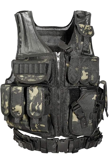 Adult Nerf Vest Outdoor Tactical Vest,Ultra-Light Breathable