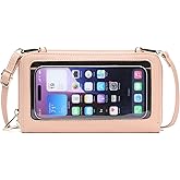 GOIACII Small Crossbody Cell Phone Bag for Women, Mini Shoulder Handbag Purse Wallet with Credit Card Slots