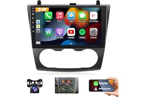 Leadfan Car Radio for Nissan Altima 2008 2009 2010 2011 2012 (Manual AC), 9 Inch Screen for Altima Radio with GPS Navi Backup