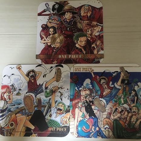 Amazon ジャンプ展vol 3 ワンピース One Piece アートコースター 週刊少年ジャンプ展vol 3 ボックス購入特典3枚セット アニメ 萌えグッズ 通販