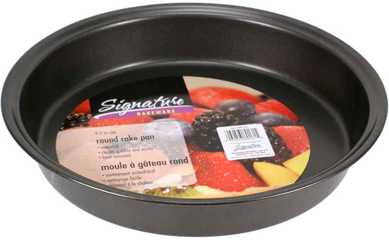 9 5 X 1 5 Inches Luciano Housewares Non Stick Cake Pan Dark Grey Metal Bakeware Kitchen Dining Bakeware Kudosprs Com