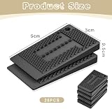 ZOCONE 25pk Plastic Furniture Shims Wedges Levellers for Wobbly Table Chairs view 2