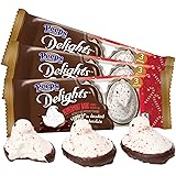 Peeps Delights Peppermint Bark Marshmallow Dark Chocolate Dipped Chicks, 1.5 oz, Pack of 3