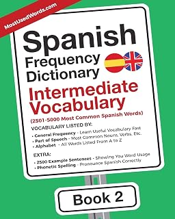 Amazon Com Spanish Frequency Dictionary Essential Vocabulary