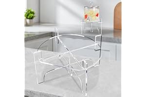Omoojee Drink Dispenser Stand Acrylic Fit Max 7.87 Inch Diameter of Water Dispenser, Glass Jar, For Home, Party, and Catering Beverage