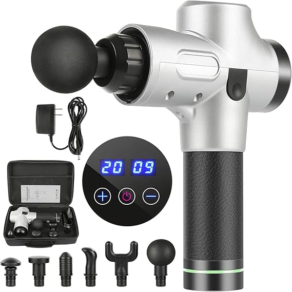 Muscle Massage Gun for Athletes, Deep Tissue Percussion