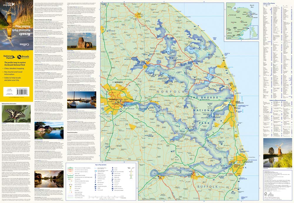 Broads National Park Map Broads National Park Pocket Map: The Perfect Guide To Explore This Area Of  Outstanding Natural Beauty: Amazon.co.uk: National Parks Uk, Collins Maps:  9780008439156: Books