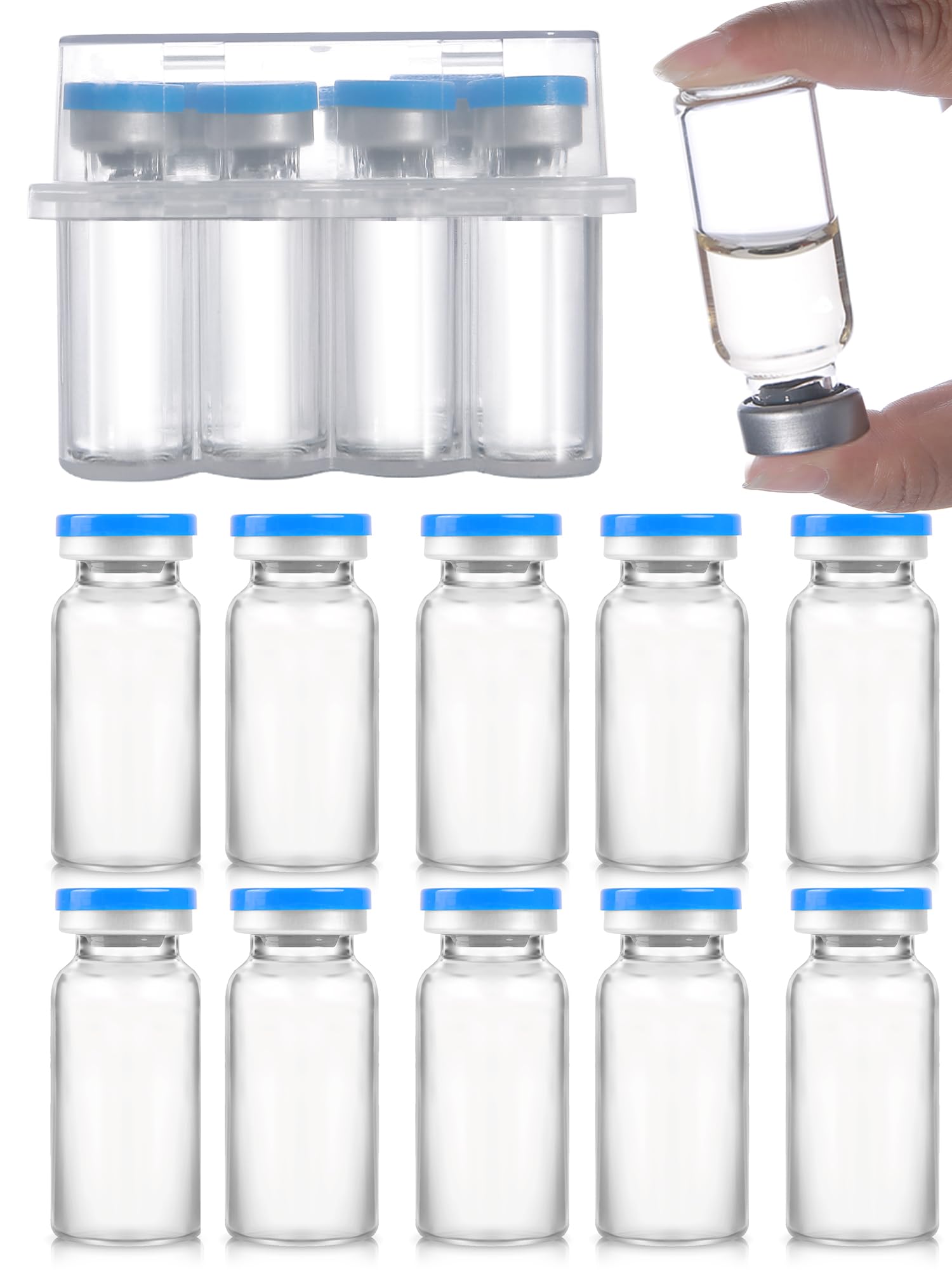 20ml Glass Vials - Self-Healing Injection