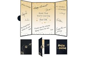 Crenics Farewell Party Decorations, Rude That You're Leaving But Ok Signature Book, Farewell Guest Book Alternative 18 x 12 inch, Great Farewell Going Away Retirement Keepsake Gifts