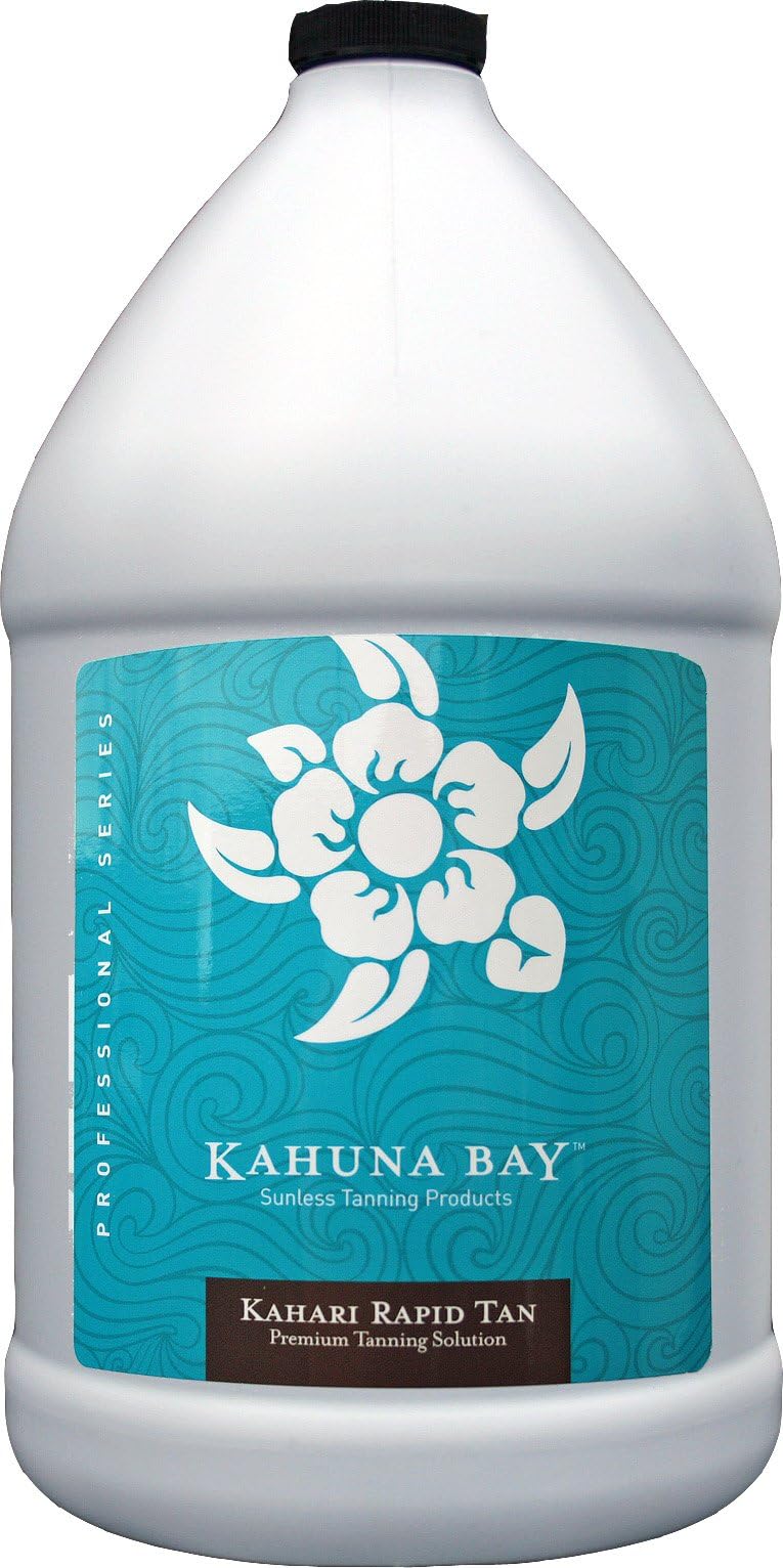 Kahuna Bay Kahari Rapid Tan Fast Development Professional Sunless Spray Tanning Solution 128 oz