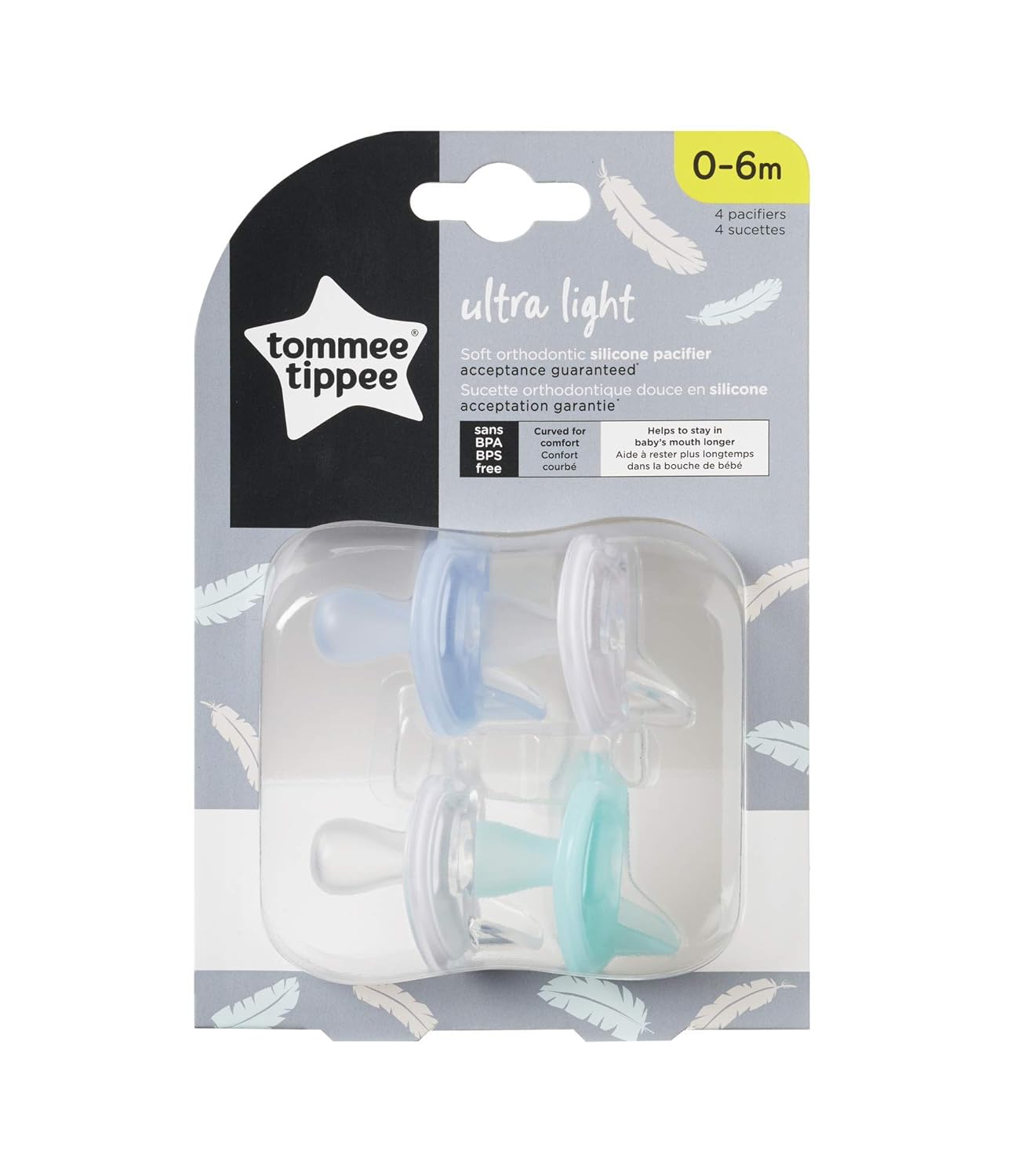 Tommee 4pk 18 36m Boy Pacifier Baby Silicone Ultra Light Tippee Pacifiers Pacifiers Teethers Teething Relief For Cheap Www Klevering Nl