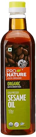 Pro Nature 100% Organic Sesame Oil, 1 l