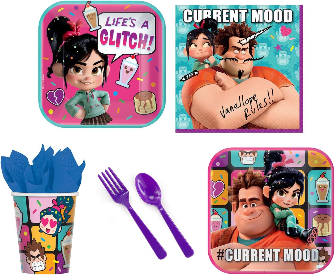 Wreck it Ralph 2 Party Supplies Party Pack for 16