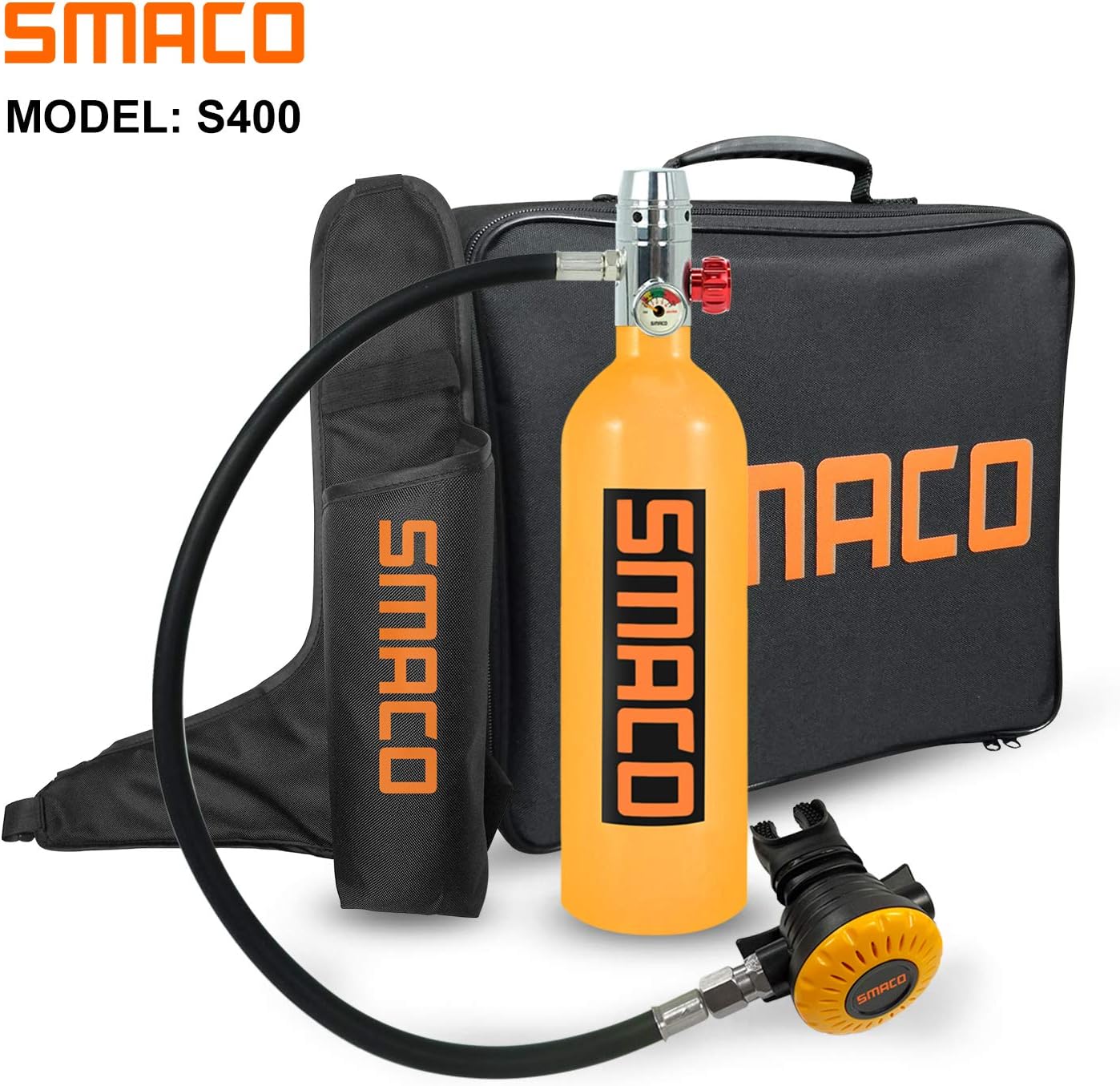 SMACO Scuba Tank Dive Cylinder Mini Scuba Tank Scuba Cylinder with 15