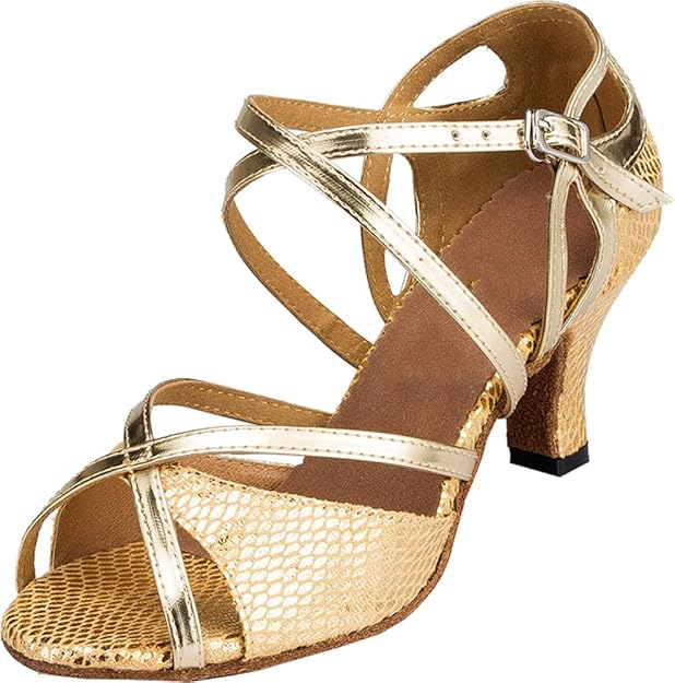 Dsol Womens Latin Dance Shoes Ballroom Party Prom Bride