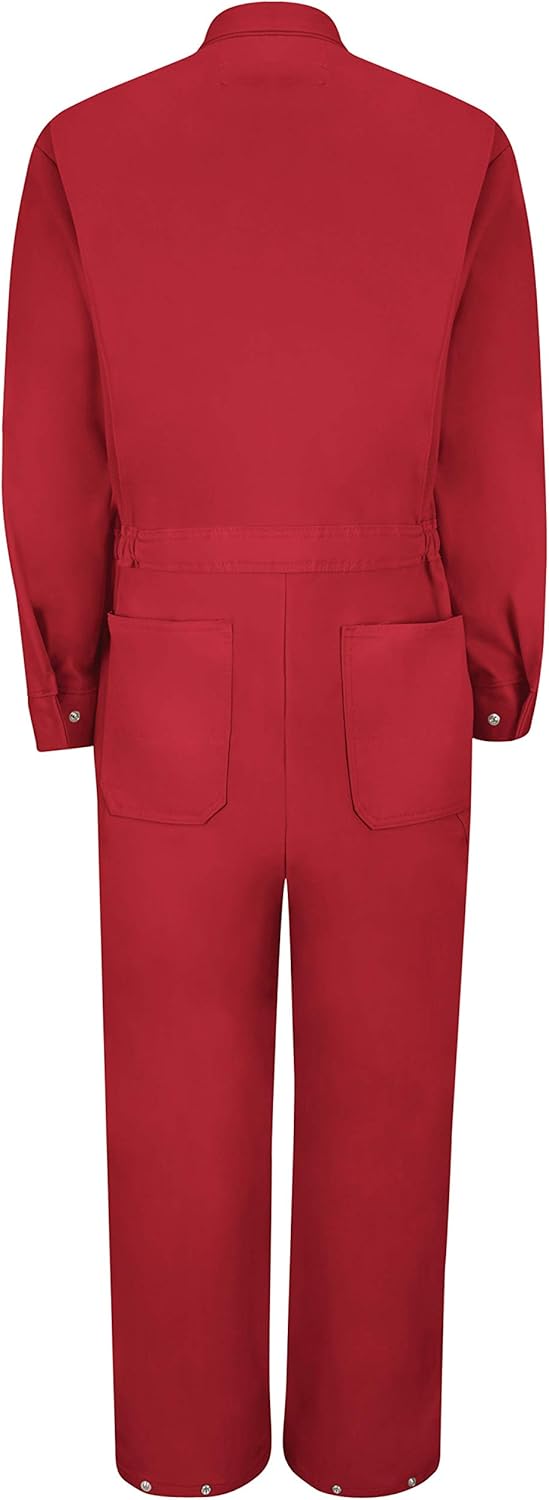 Red Kap Men's Zip-Front Cotton Coverall: Clothing