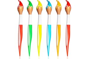 Lot de 6 pinceaux gonflables géants pour la rentrée scolaire, les décorations de fête et les décorations de fête d'anniversai