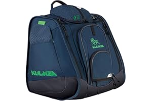 KULKEA Boot Trekker Ski Boot Backpack - Ski Boot Bag With External Helmet Sling - Durable, Spacious, Water Resistant Gear & Boot Storage
