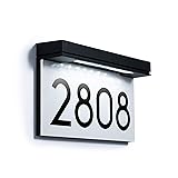 Address Plaques for House Solar Powered, House
