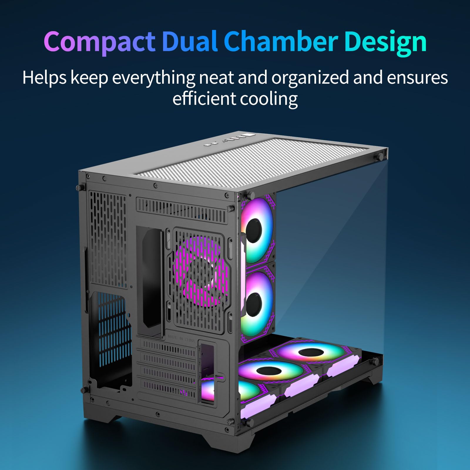 Megaccel MATX PC Case (Not for ATX)