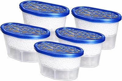 ACCURATE 500ml Interior Dehumidifier Pack of 5 | Condensation Remover Moisture